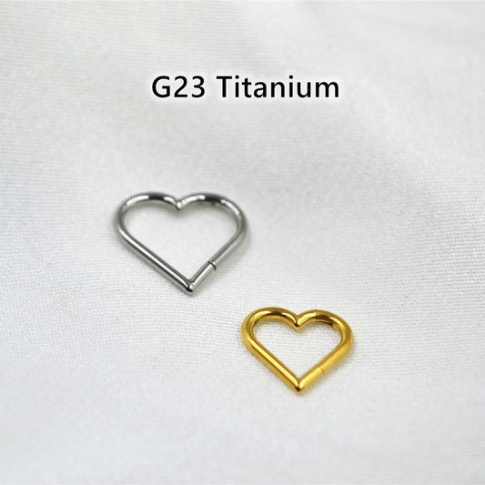 Titanium Heart Ring